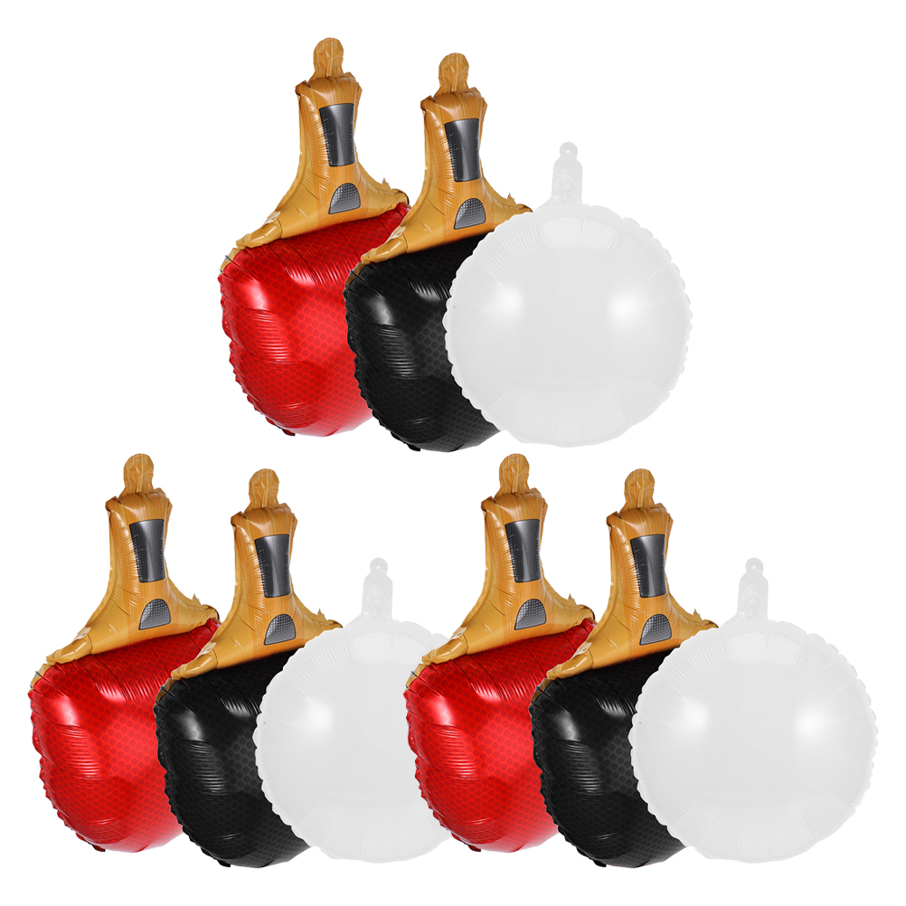 Table Tennis Balls - 9pcs Table Reusable Foil Sports Theme