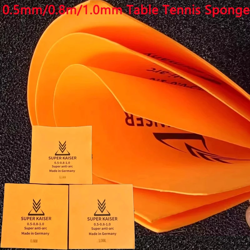Table Tennis Spin - 0.5/0.8/1.0mm German SUPER KAISER Ultra Thin