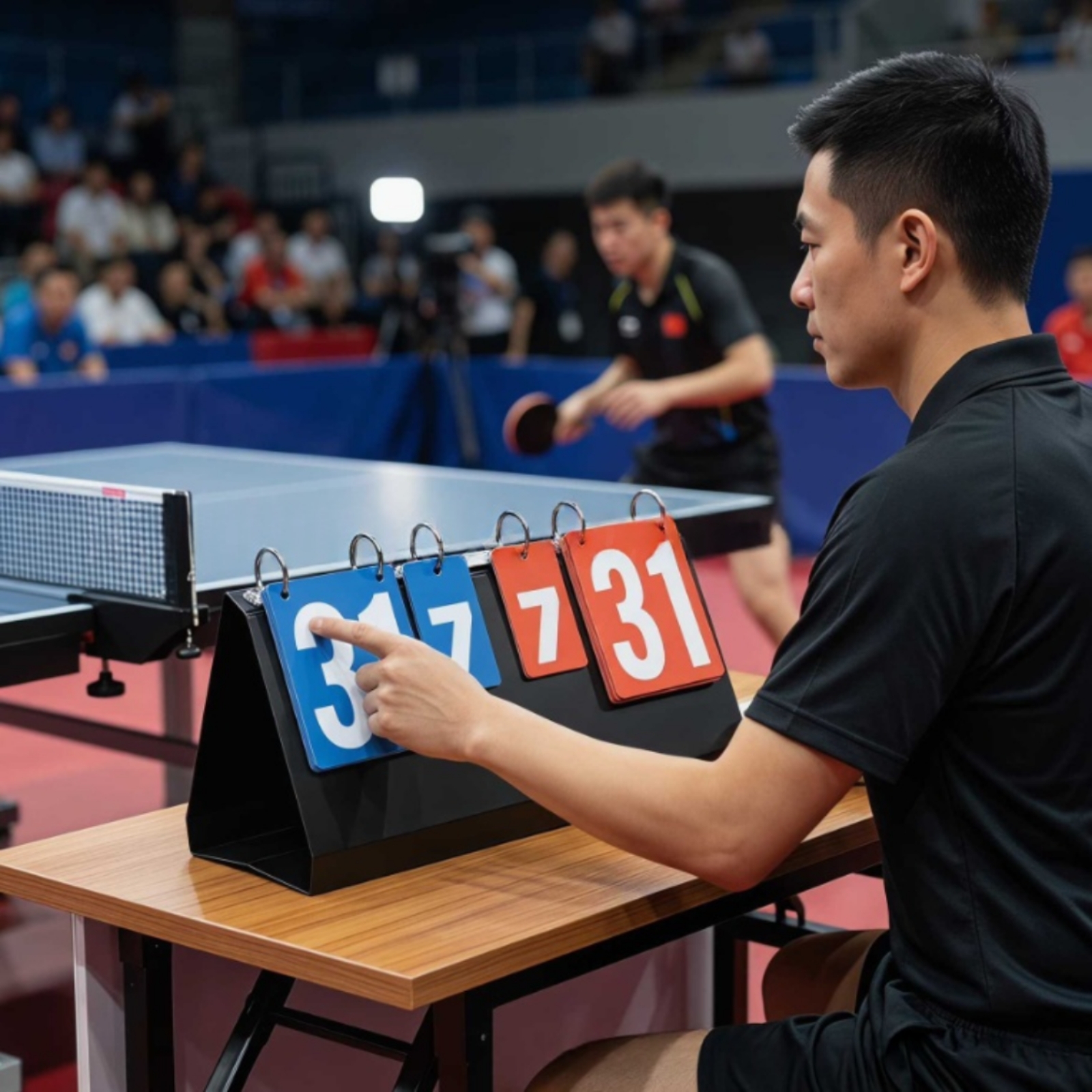 Table Tennis Games - Portable Flip Scoreboard Multi-Sport Flip Scoreboard