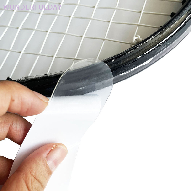 Side Tape Racket - Transparent Tennis Racket Paddle Head Protection
