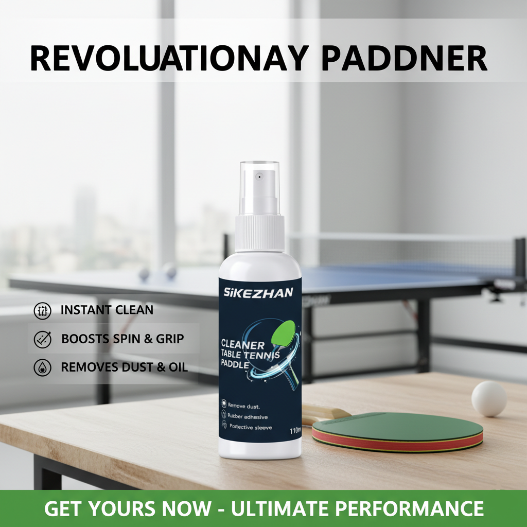 Table Tennis Spin - Ping Pong Paddle Cleaner Spray Table