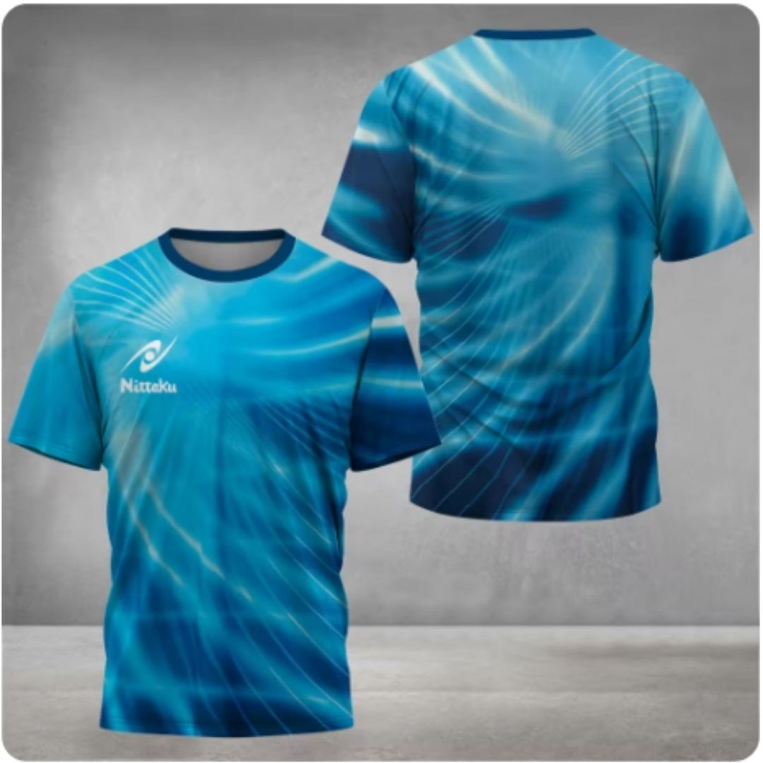 Table Tennis Training China - Men's Nittaku Table Tennis T-shirt Victory