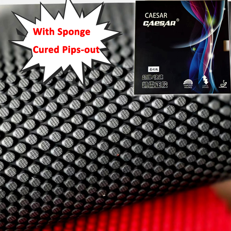Table Tennis Rubber Anti Spin - CAESAR Anti-Spin Table Tennis Rubber Pips-out