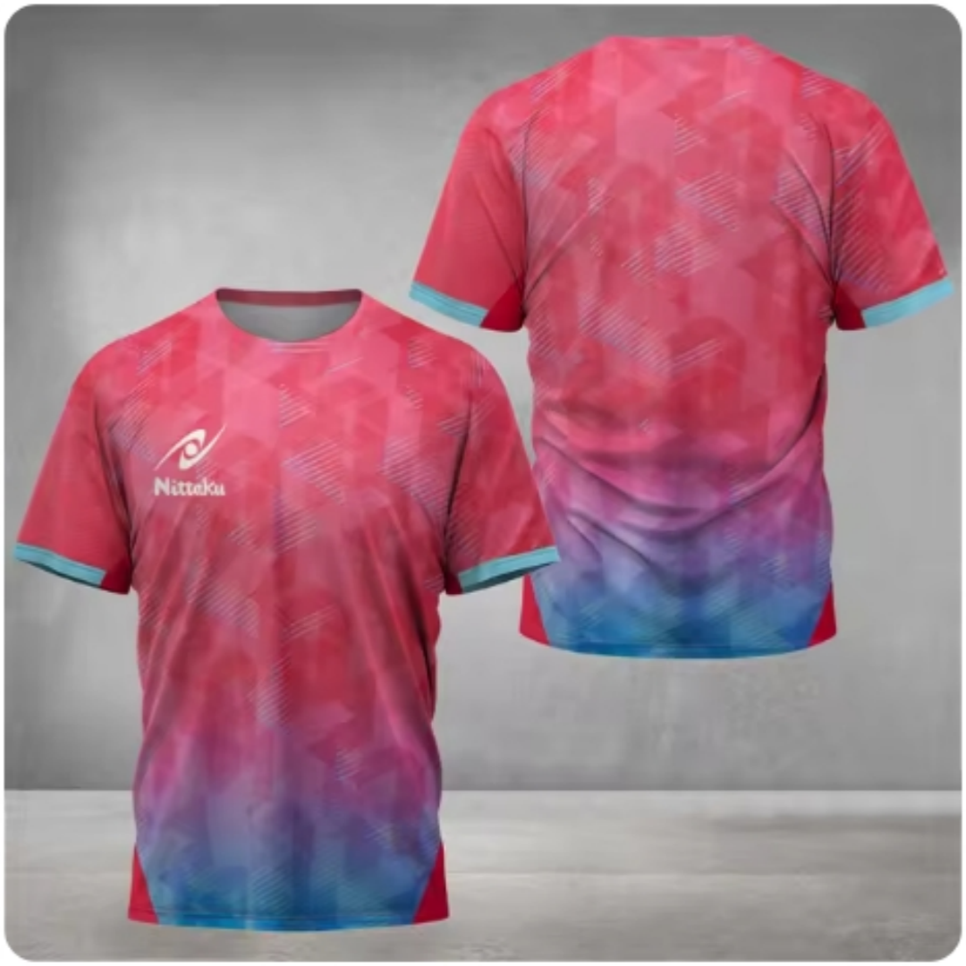 Table Tennis Training China - Nittaku Table Tennis T-shirt Victory Light