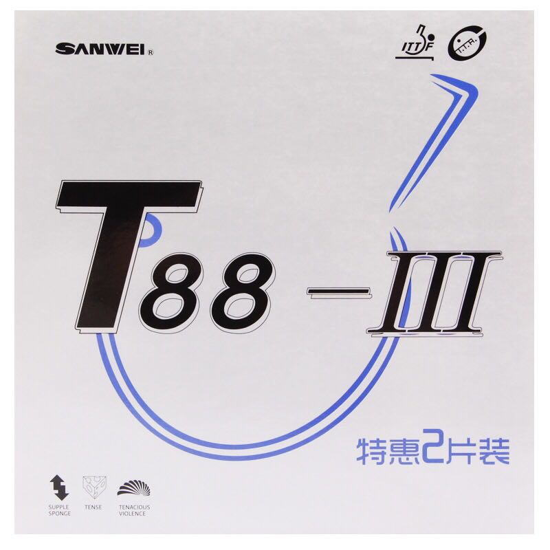 1 Red 1 Black Original SANWEI  - Table Tennis Rubber Anti Spin 리뷰 및 가격