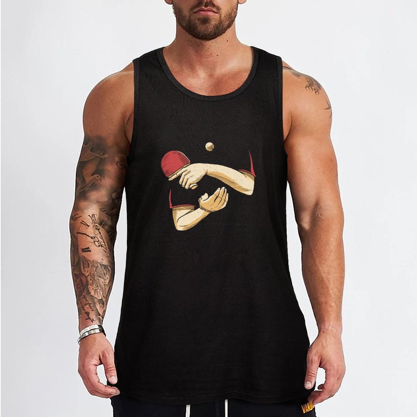 table tennis player Tank Top C - Table Tennis Basic 리뷰 및 가격