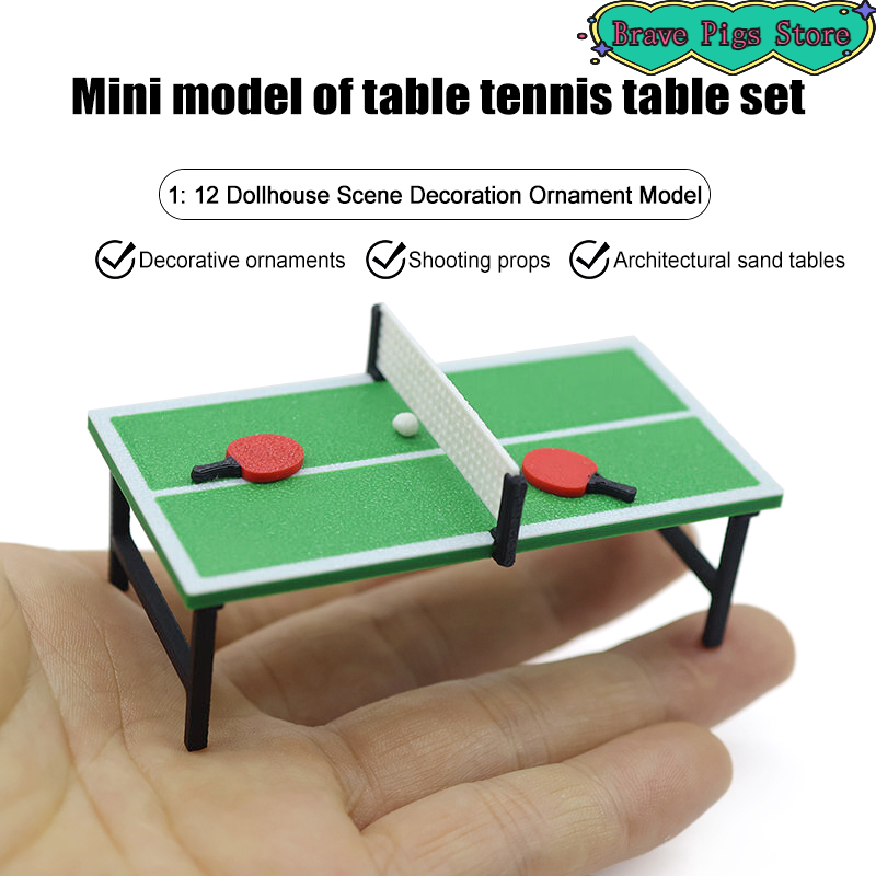 1:12 Miniature Table Tennis Ra - Table Tennis No 1 리뷰 및 가격