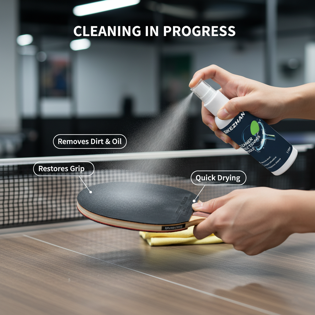 Ping Pong Paddle Cleaner Spray - Table Tennis Spin 리뷰 및 가격