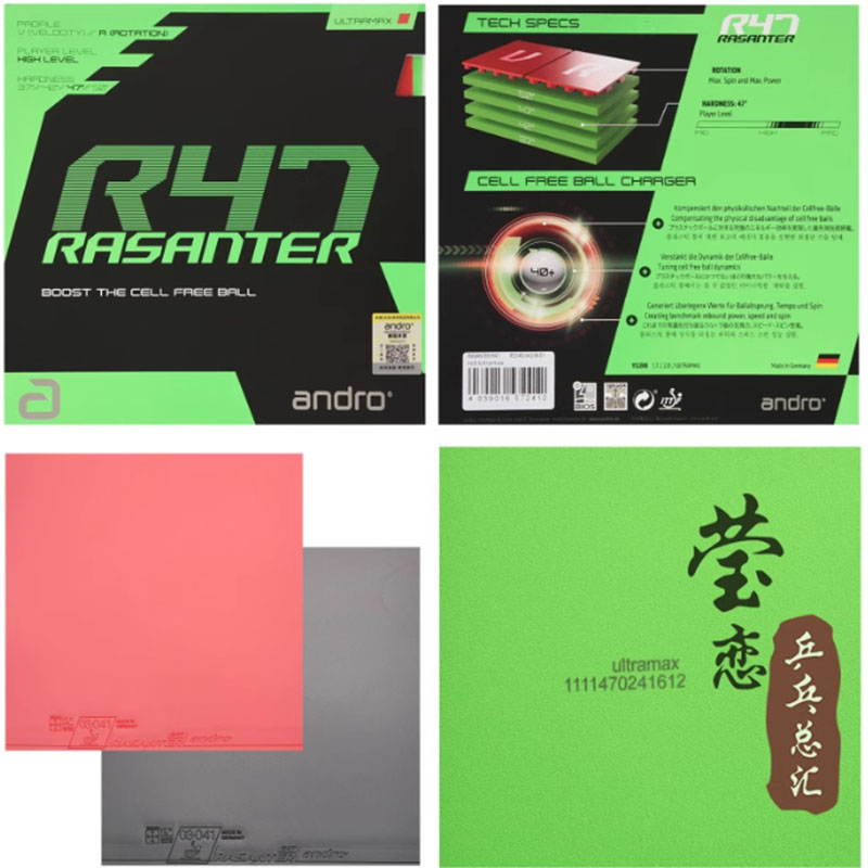 Andro Rasanter R45 47 50 C45 4 - Table Tennis Games 리뷰 및 가격