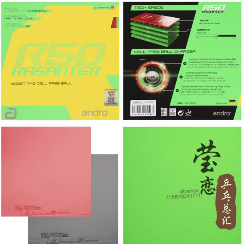 Andro Rasanter R45 47 50 C45 4 - Table Tennis Games 리뷰 및 가격