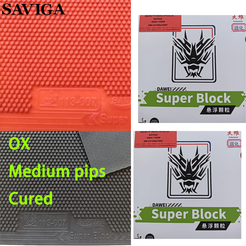 SAVIGA OX Long Pips Single Pin - Table Tennis Rubber Anti Spin 리뷰 및 가격