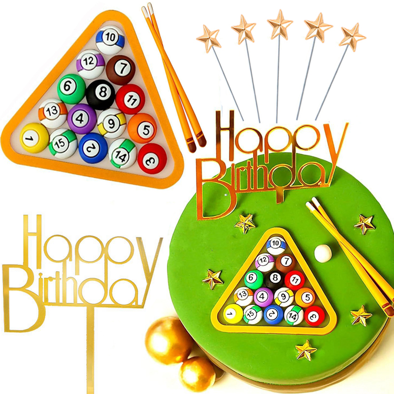 Billiard Ball Cake Decoration  - Table Tennis Balls 리뷰 및 가격