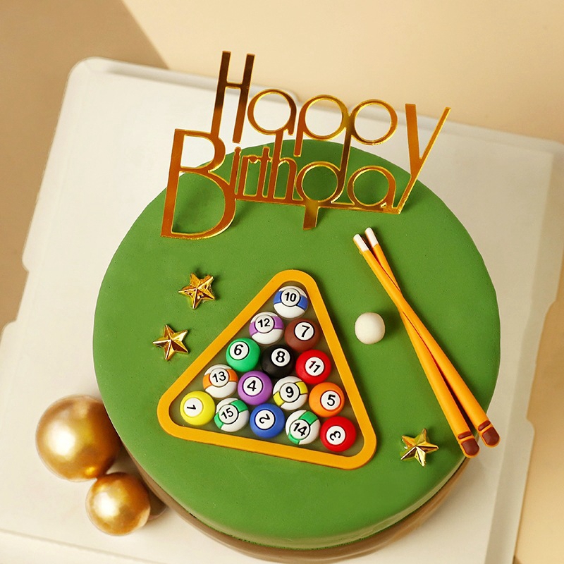 Billiard Ball Cake Decoration  - Table Tennis Balls 리뷰 및 가격