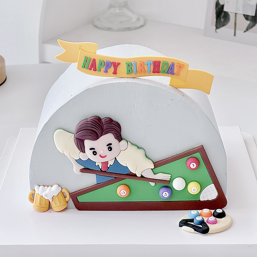 Billiard Cake Birthday Decorat - Table Tennis Games 리뷰 및 가격