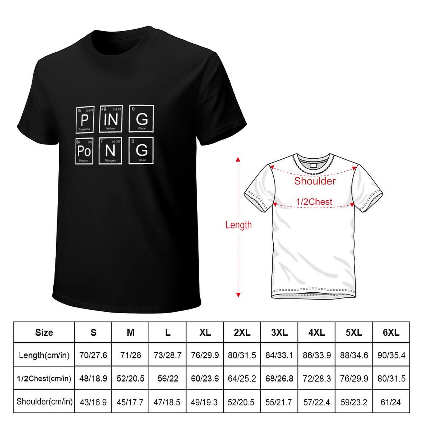 Ping Pong Periodic Table Funny - Table Tennis Basic 리뷰 및 가격