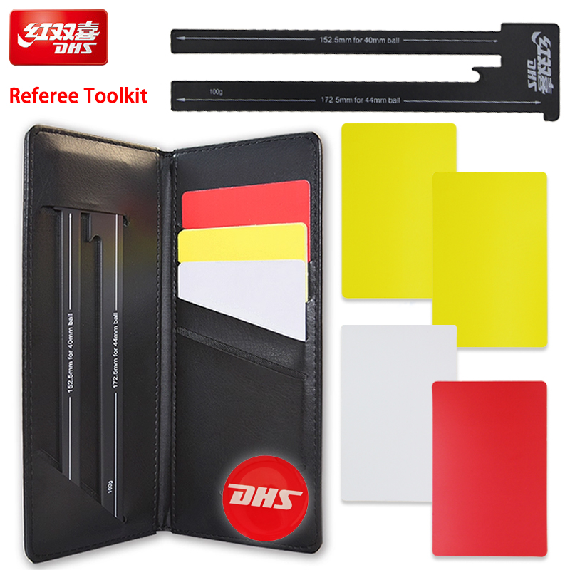 DHS Referee Kit for Table Tenn - Table Tennis Yellow Card 리뷰 및 가격